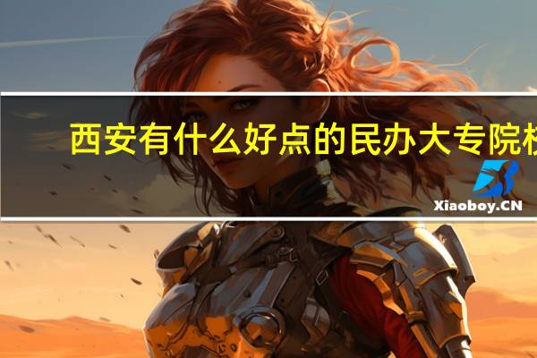西安有什么好点的民办大专院校