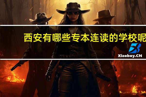 西安有哪些专本连读的学校呢
