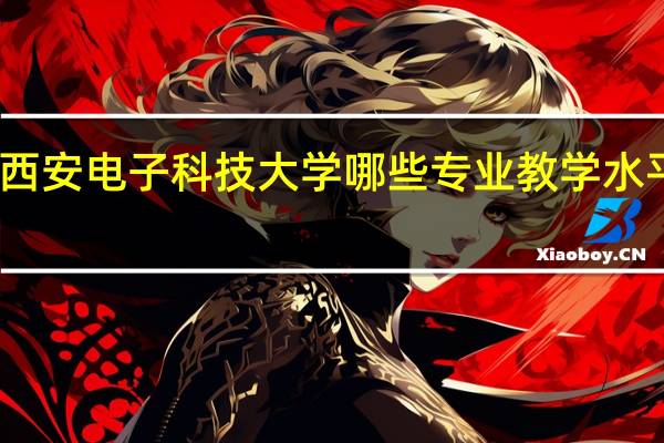 西安电子科技大学哪些专业教学水平较高