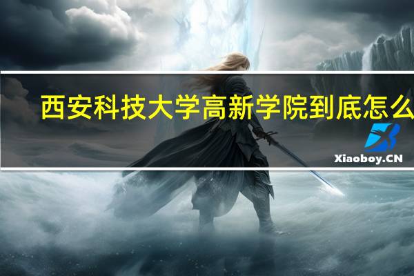 西安科技大学高新学院到底怎么样