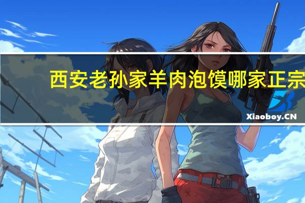 西安老孙家羊肉泡馍哪家正宗