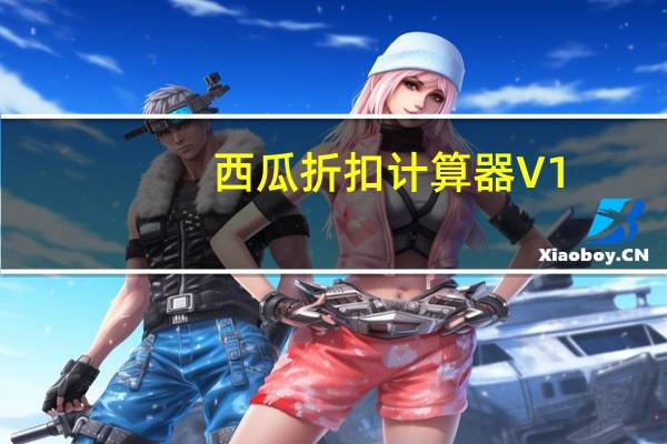 西瓜折扣计算器 V1.0 绿色版（西瓜折扣计算器 V1.0 绿色版功能简介）