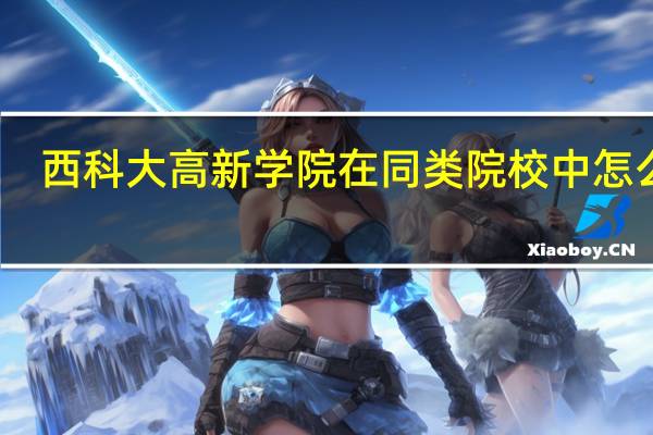 西科大高新学院在同类院校中怎么样