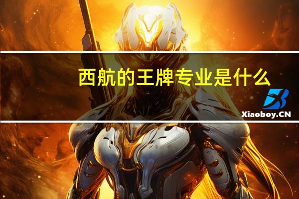 西航的王牌专业是什么