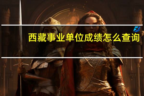 西藏事业单位成绩怎么查询