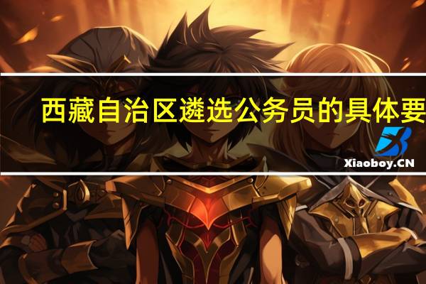 西藏自治区遴选公务员的具体要求