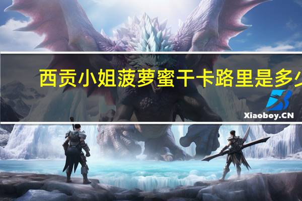 西贡小姐 菠萝蜜干卡路里是多少