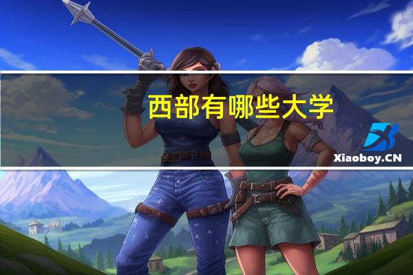 西部有哪些大学