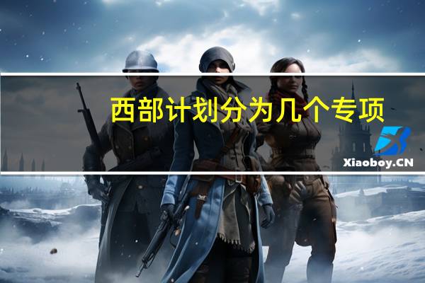 西部计划分为几个专项