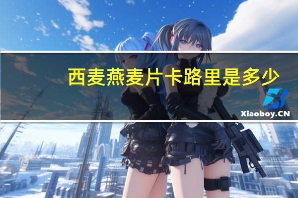 西麦 燕麦片卡路里是多少