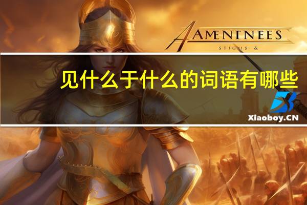 见什么于什么的词语有哪些?