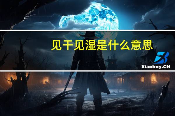 见干见湿是什么意思