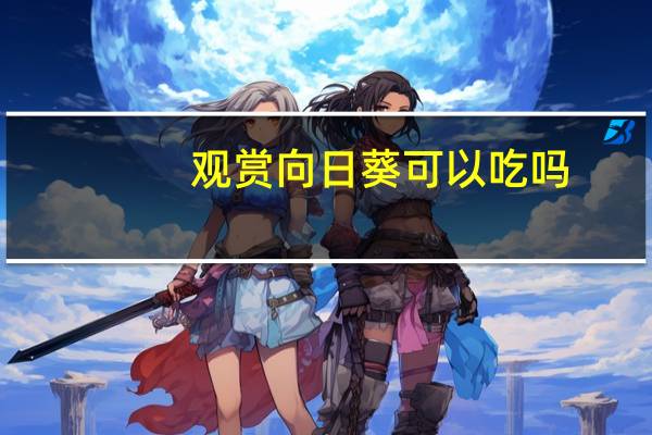 观赏向日葵可以吃吗（观赏向日葵）
