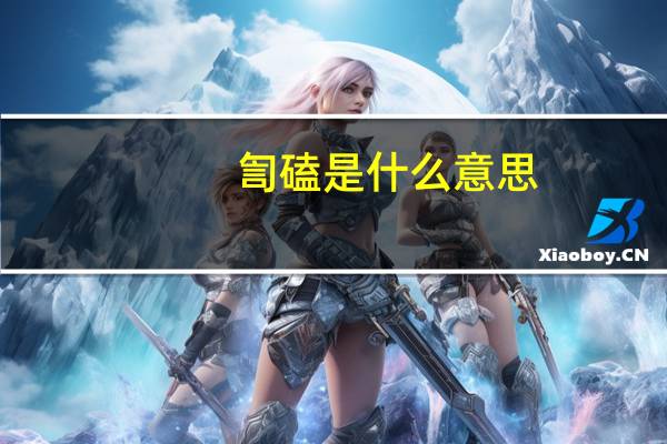 訇磕是什么意思
