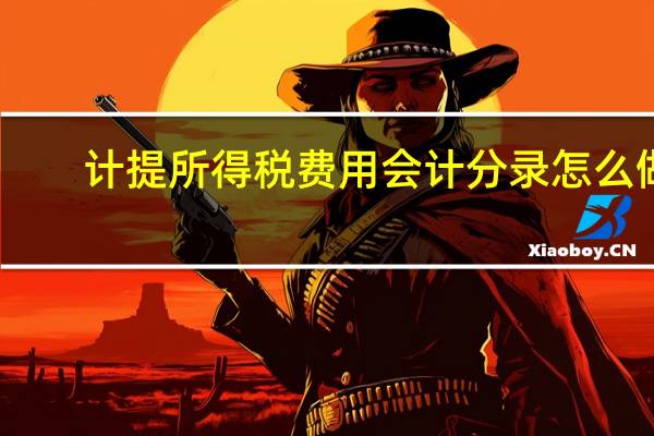 计提所得税费用会计分录怎么做（计提所得税费用会计分录是什么）