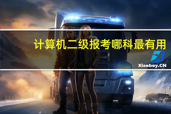 计算机二级报考哪科最有用