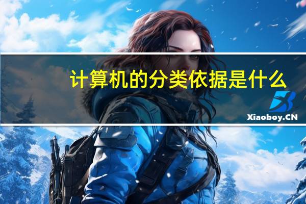 计算机的分类依据是什么(计算机的分类)