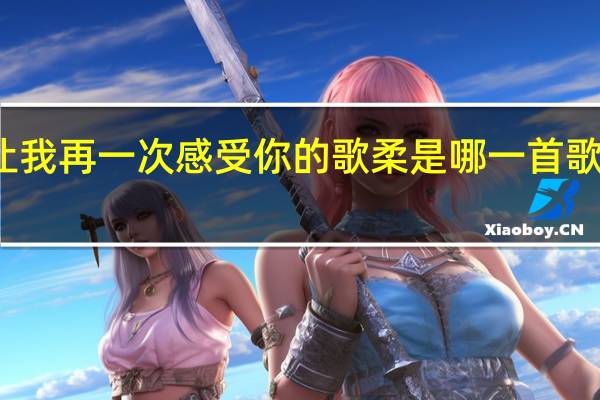 让我再一次感受你的温柔是哪一首歌的歌词(让我再一次感受你的温柔是什么歌)