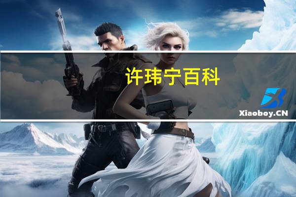 许玮宁百科（许玮宁王传一）