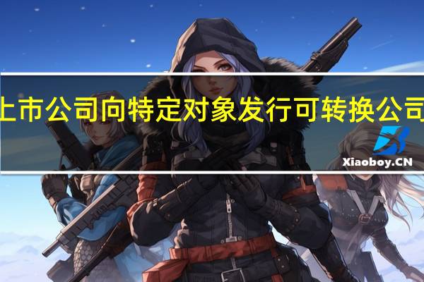 证监会发布《上市公司向特定对象发行可转换公司债券购买资产规则》