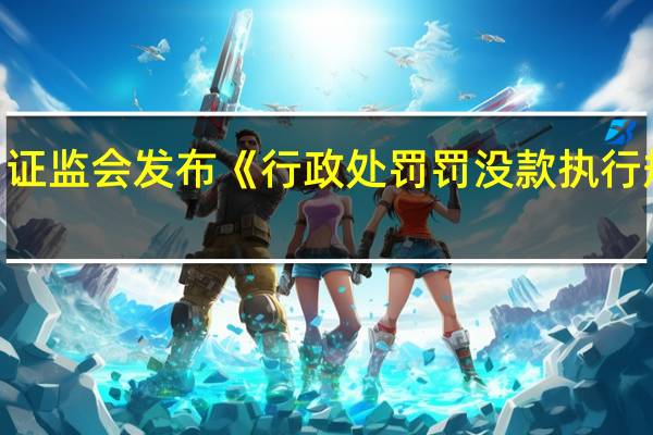 证监会发布《行政处罚罚没款执行规则》