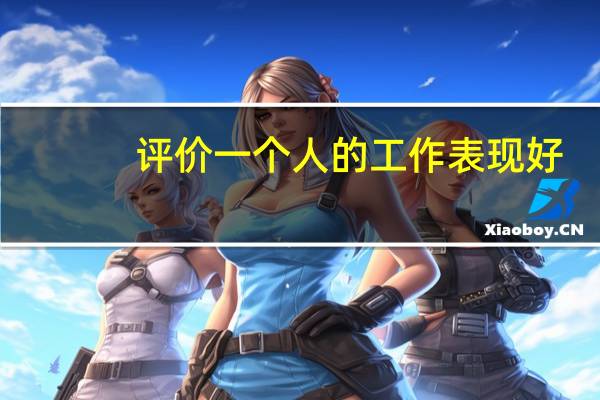 评价一个人的工作表现好（评价一个人的工作表现）