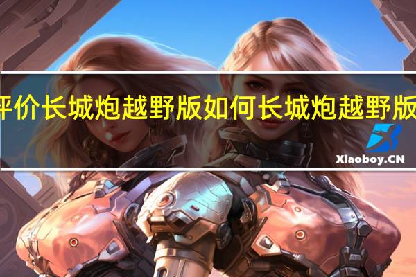 评价长城炮越野版如何 长城炮越野版的威力