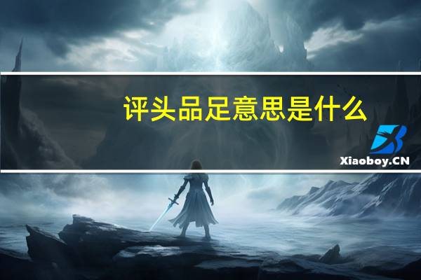 评头品足意思是什么