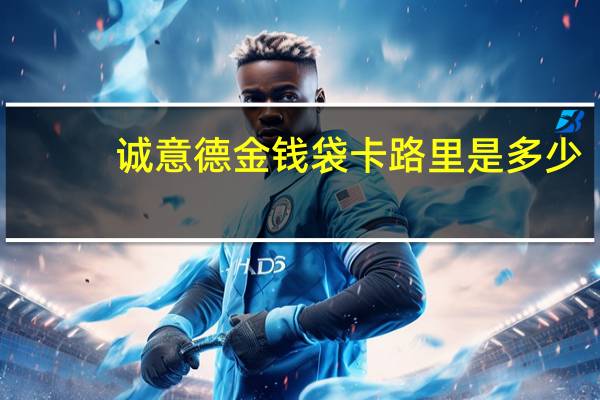 诚意德 金钱袋卡路里是多少