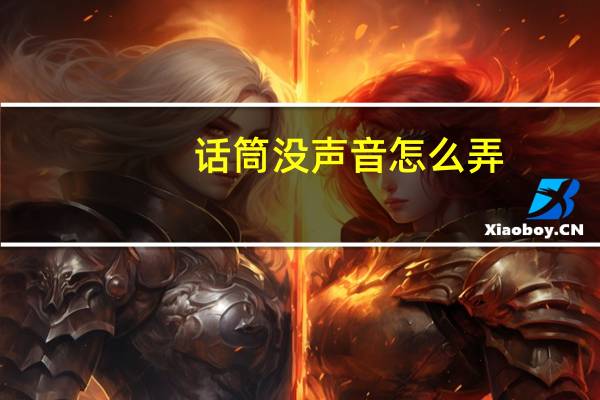 话筒没声音怎么弄（话筒没声音）