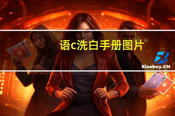 语c洗白手册图片（语c洗白手册）