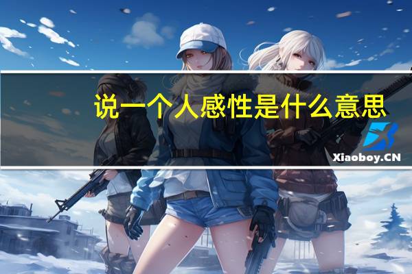 说一个人感性是什么意思(感性是什么意思)