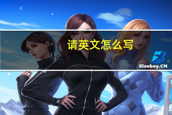请英文怎么写