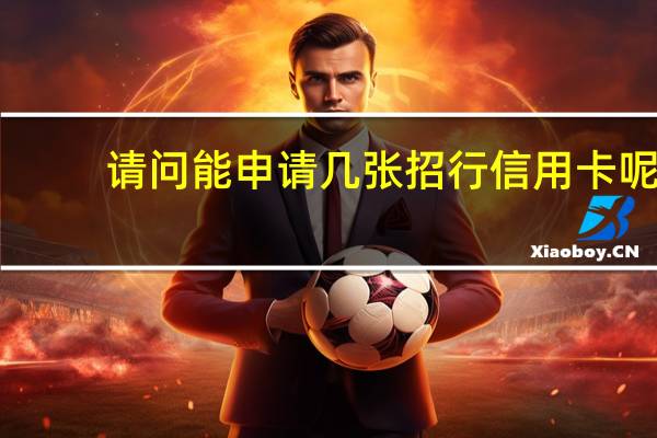 请问能申请几张招行信用卡呢