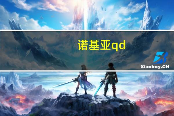 诺基亚qd（诺基亚手机型号中的n和e代表什么意思）