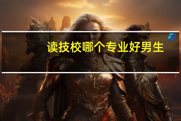 读技校哪个专业好男生