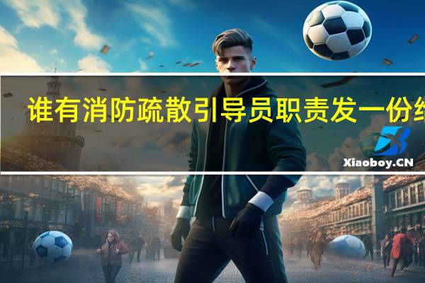 谁有消防疏散引导员职责发一份给我
