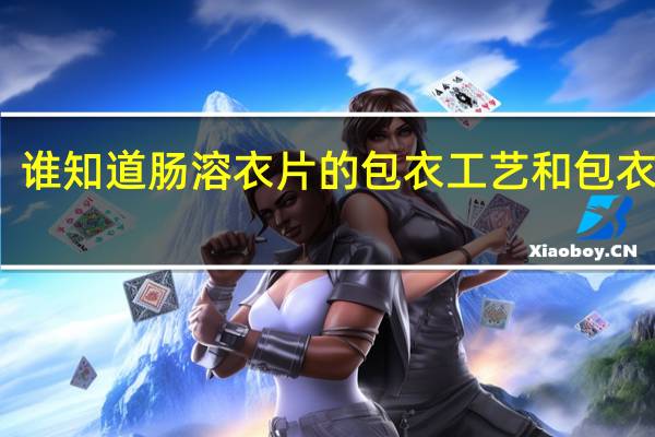 谁知道肠溶衣片的包衣工艺和包衣材料，例如兰索拉唑片