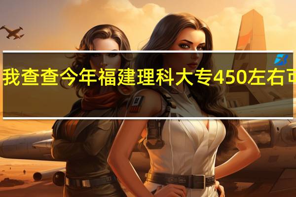 谁能帮我查查今年福建理科大专450左右可以进的大学