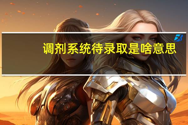 调剂系统待录取是啥意思