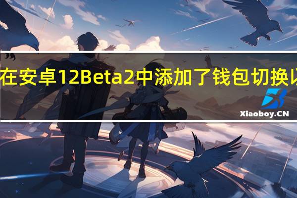 谷歌在安卓12Beta2中添加了钱包切换以锁定屏幕