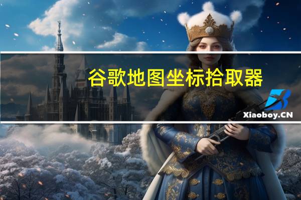 谷歌地图坐标拾取器（谷歌地图坐标拾取系统）