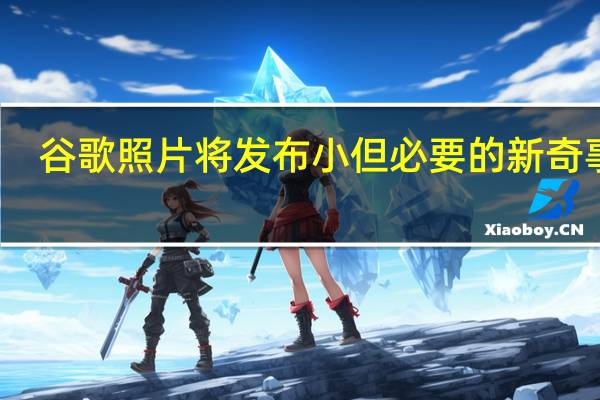 谷歌照片将发布小但必要的新奇事物