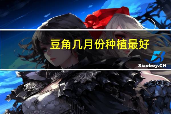 豆角几月份种植最好