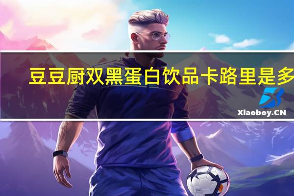 豆豆厨 双黑蛋白饮品卡路里是多少