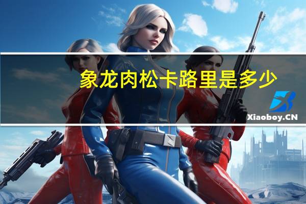 象龙 肉松卡路里是多少