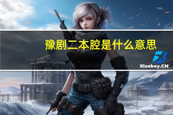 豫剧二本腔是什么意思