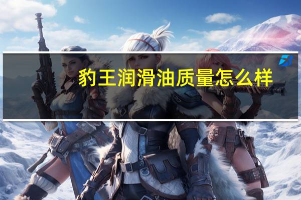 豹王润滑油质量怎么样