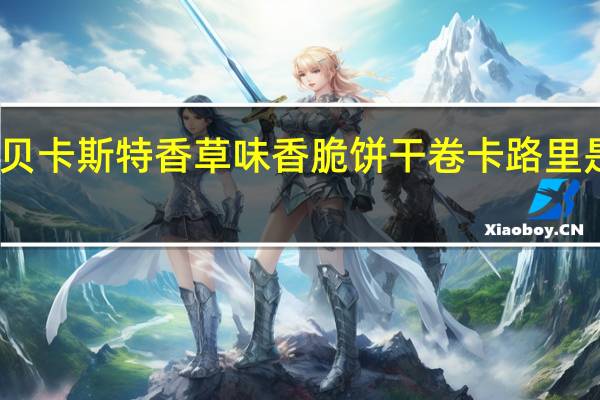 贝卡斯特 香草味香脆饼干卷卡路里是多少