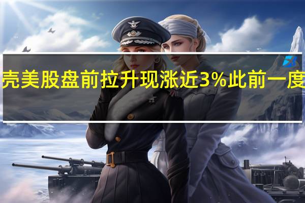 贝壳美股盘前拉升现涨近3%此前一度跌逾6%